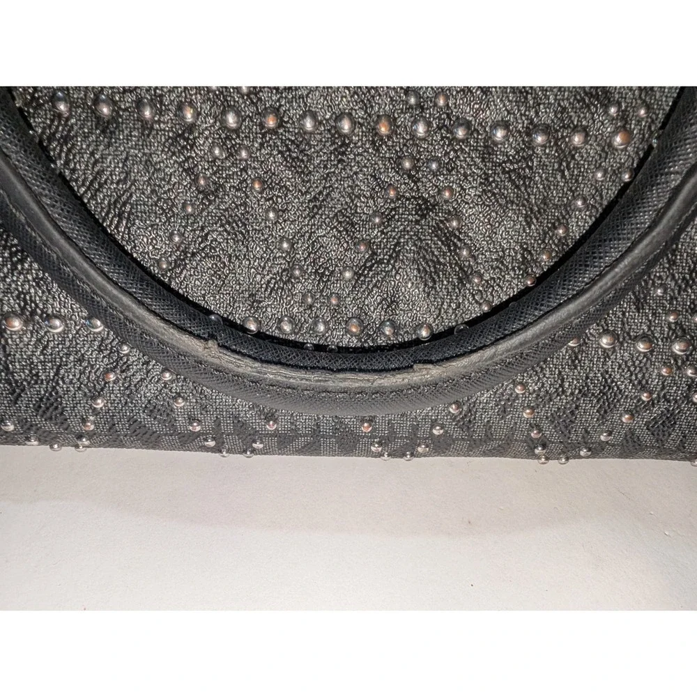 Michael Kors Selma Black Studded Hand Bag Cross Body‎ No Strap